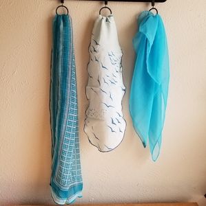 3 Vintage Scarves / Wraps